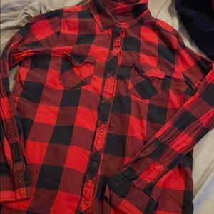 Button up red flannel